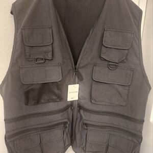BEAMS Japan Technical Utility Vest With Black Size L